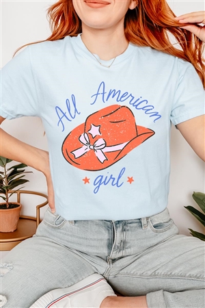 PO-OU1690-E2280-SKYB - ALL AMERICAN GIRL FOURTH OF JULY GRAPHIC GARMENT DYED T SHIRTS- Sky Blue-2-2-2-2