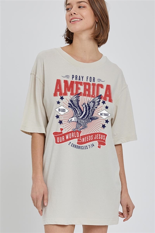 PO-OVS-E2275-IV - EAGLE PRAY FOR AMERICA CHRISTIAN GRAPHIC GARMENT DYED OVERSIZED T SHIRTS- IVORY-2-2-2