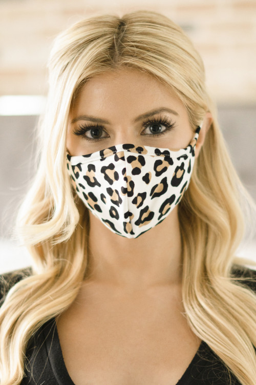 S3-5-1-RFM6001-RAP021-LEO-IVKH IVORY KHAKI LEOPARD PRINTED REUSABLE FACE MASK FOR ADULT/12PCS