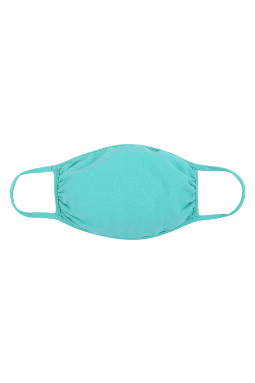 S7-7-1-RFM7002K-CT-DMN DARK MINT REUSABLE FACE MASK FOR KIDS/12PCS **Size not intended for kids 2 years old and below**