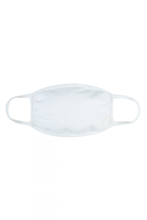 S5-7-2-RFM8002-CT-IV IVORY PLAIN CLOTH FACE MASK FOR ADULTS WITH FILTER POCKET/12PCS