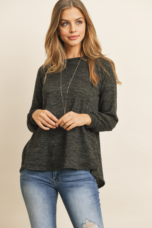 S10-18-1-RFT2236-RSW010-CHL CHARCOAL ROUND NECK HACCI SWEATER 1-2-2-2