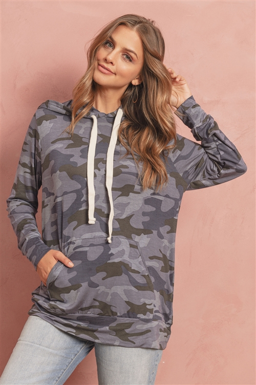 S10-16-4-RT-2136-NVCM-1 - CAMOUFLAGE PRINT HOODIE TOP WITH KANGAROO POCKETS- NAVY/CAMOUFLAGE 2-1-0-1