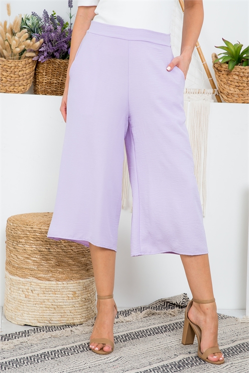 S43-1-1-AD5260-LAVENDER GAUCHO WOVEN PANTS 2-2-2-2