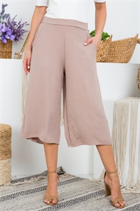 S43-1-1-AD5260-CAMEL GAUCHO WOVEN PANTS 2-2-2-2