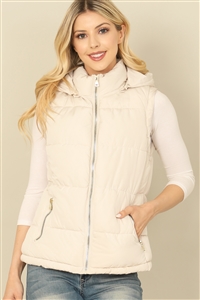 S51-1-1-SOP5934V-OFW - SLEEVELESS ZIP-UP WITH POCKET HOODIE PUFFER JACKET- OFF-WHITE 1-1-1-1