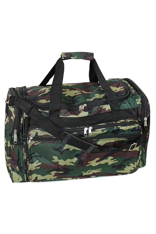 S23-13-3-T22-513 - DUFFLE BAG- GREEN CAMOUFLAGE/1PC