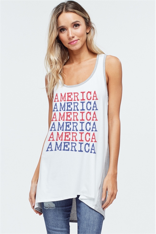 PO - T604G9176-GY- AMERICA TANK TOP- GREY 2-2-2