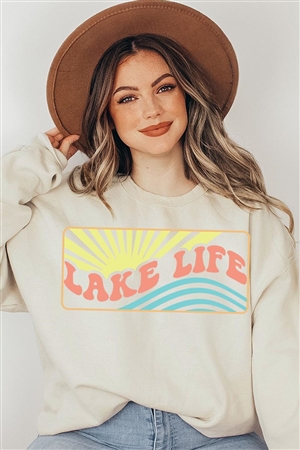 PO-UL180-E0337B-SAN - LAKE LIFE SUMMER OVERSIZED GRAPHIC FLEECE SWEATSHIRTS- SAND-2-2-2-2