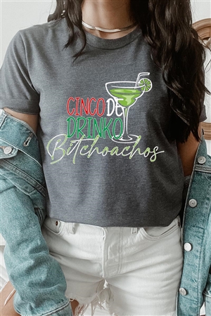 PO-US3001-E2337-DAR - CINCO DE DRINKO GRAPHIC T SHIRTS- DARK GREY-2-2-2-2