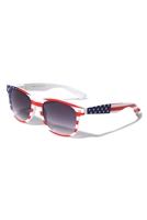 S21-1-6-FF-W-690-FLAG-FASHION SUNGLASSES/12PCS