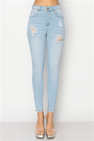 S33-1-1-WJ-90302-LT - HIGH RISE SKINNY DENIM PANTS WITH DISTRESSED- LIGHT-1-1-2-2-3-2-2-2