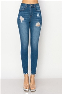 S33-1-1-WJ-90302-MD - HIGH RISE SKINNY DENIM PANTS WITH DISTRESSED- MEDIUM-1-1-2-2-3-2-2-2