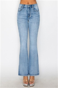 S33-1-1-WJ-90354-LT - BOOT CUT W / POTASSIUM WASH- LIGHT-1-1-2-2-3-2-2-2