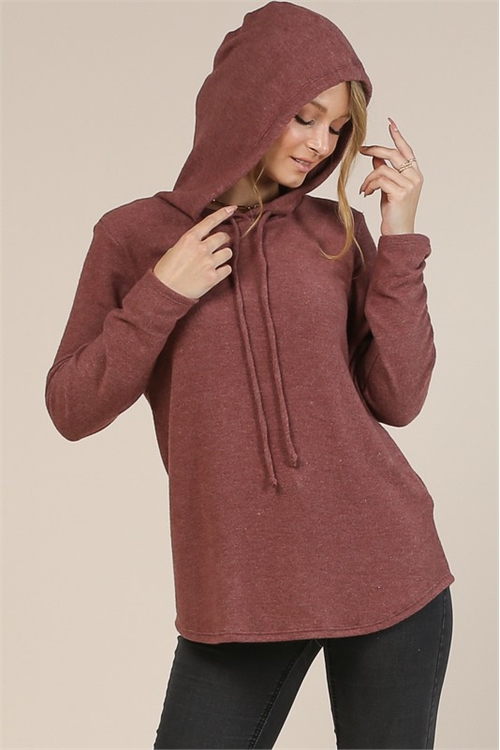 AV-X167-NEVE-DMV-ULTRA SOFT HACCI HOODIE-DARK MAUVE-1-2-2-1