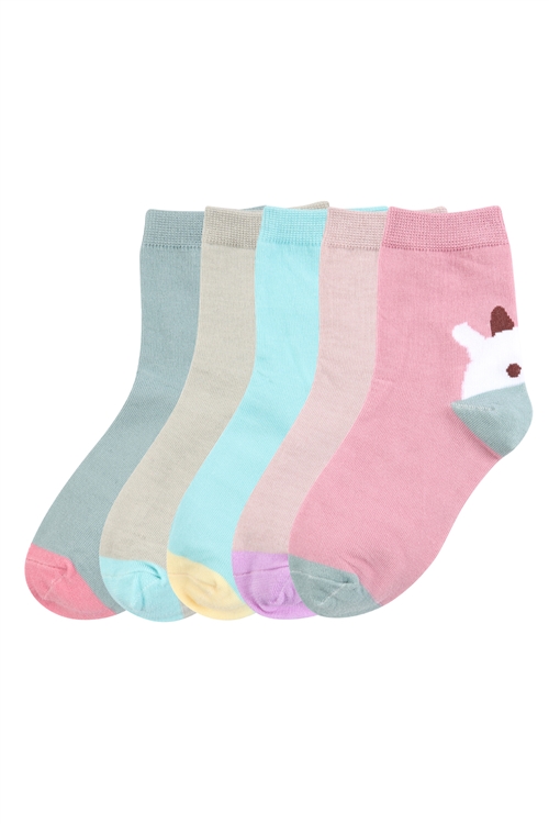 S20-2-3-Z-73182K-L- ASSORTED COLORFUL PRINTED CUTE CHARATER KIDS  SOCKS/12PAIRS