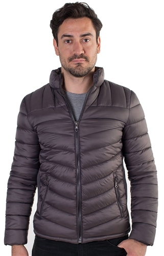 Men's Quilted Vest with Faux Fur Body Lining and Stretchable Side Gathering