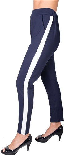 Ladies Side Stripe Pants