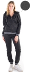 Women's Melange, Faux Sherpa Lined Hoodie and Jogger Set