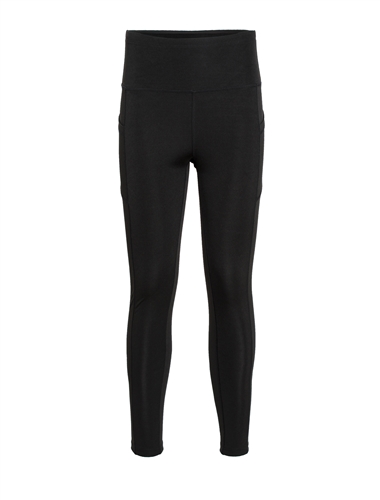 Women's Black Leggings with Side Pockets