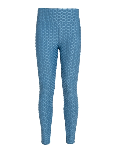 Women's Honeycomb Ruched Leggings with Pockets