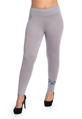 Women's One Size Leggings with "Princess" Print