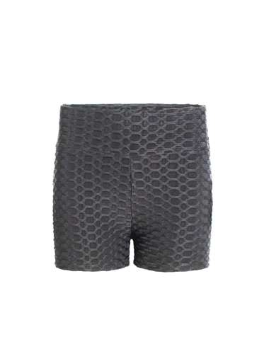 Women's Honeycomb Shorts with Back Ruche