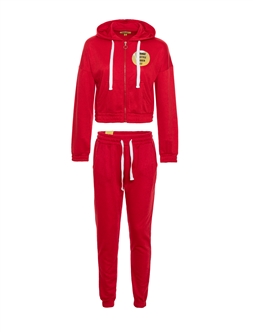 Women's French Terry Zip-Up Hoodie with Joggers Set