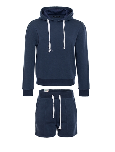 Women's Hoodie and Pintuck Shorts Set