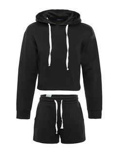 Women's Hanging Hoodie with Shorts Set