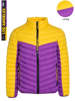 Men's Team Themed Colors Puffer Jacket