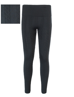 Women's Plus Size Cable-Knit Brushed Fleece Lined Leggings