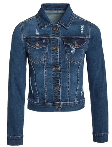 Women's Cropped Denim Jacket