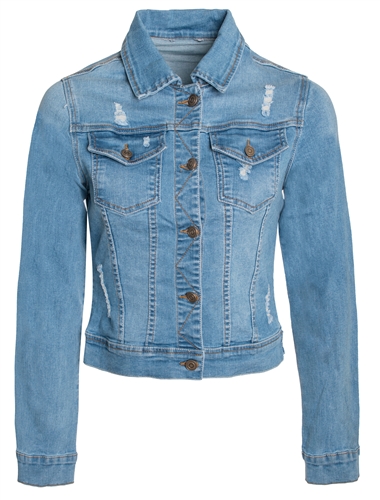 Women's Cropped Denim Jacket