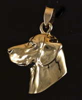 14KT GOLD LABRADOR RETRIEVER HEAD PENDANT