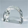 CRYSTAL DOME WITH FACETED  EDGES AWARD