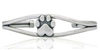 Sterling Silver Dog Paw Cuff Bracelet