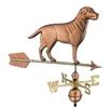 Labrador Retriever Copper Weathervane