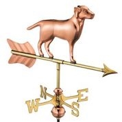 Labrador Retriever Copper Cottage Weathervane