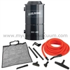 Premium Garage Vac Package - Powered by Galaxie GA-40 - Do-it-yourself Central Vacuum Installation Kit