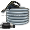 Gas Pump Type Handle Central Vacuum Hoses with Two-Way Switching for System On/Off and Electric Power Brush On/Off