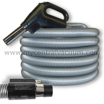 Gas Pump Type Handle Central Vacuum Hoses with Two-Way Switching for System On/Off and Electric Power Brush On/Off