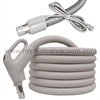 Gas Pump Handle Central Vacuum Hoses with Pigtail Power Cord and Two-Way Switch