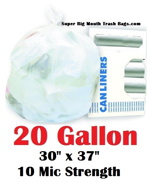 FREE SHIPPING! 20 Gallon Garbage Bags 20 Gallon Trash Bags 20 GAL