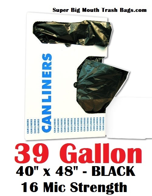NYC New York 39 Gallon Garbage Bags 39 Gallon Trash Bags 39 GAL Can Liners