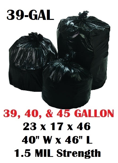 Trash Can Liners – 40x 46 -case of 100