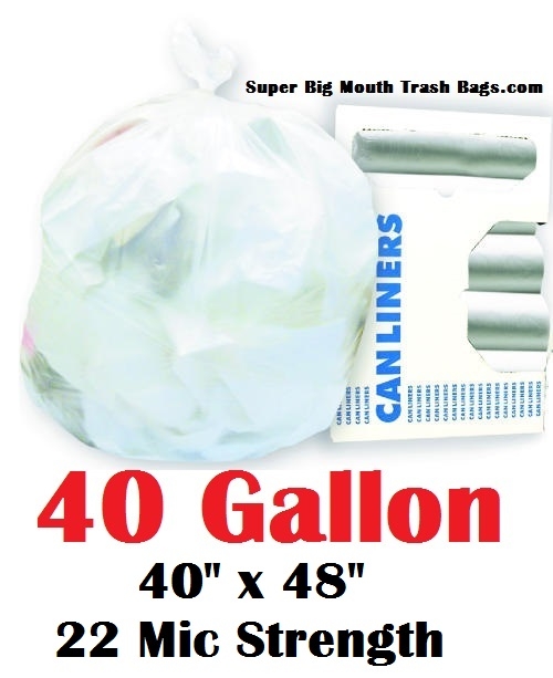 FREE SHIPPING! 40 Gallon Garbage Bags 40 Gallon Trash Bags 40 GAL