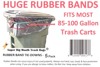 95 Gallon Trash Bags - Super Big Mouth Trash Bags® - 3 Count 