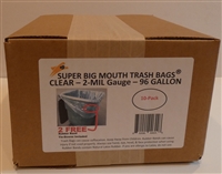 100 Gallon Bags  Large 100 Gallon Trash Can Bags - Custom manufactured to  fit 98 and 100 Gallon Containers.