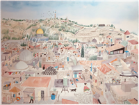 Jerusalem The City Of Gold by William Kendrick